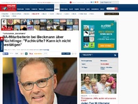 Bild zum Artikel: TV-Kolumne „Beckmann' - BA-Mitarbeiterin bei Beckmann über Flüchtlinge: 'Fachkräfte? Kann ich nicht bestätigen'