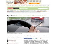 Bild zum Artikel: Zigaretten: Ärzte fordern Rauchverbot bei Autofahrt mit Kindern