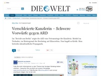 Bild zum Artikel: Fotomontage: Kanzlerin mit Kopftuch - Schwere Vorwürfe gegen ARD