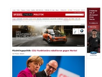 Bild zum Artikel: Flüchtlingspolitik: CDU-Basis rebelliert gegen Merkel
