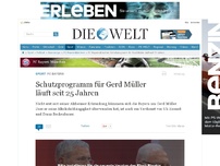 Bild zum Artikel: FC Bayern: Schutzprogramm für Gerd Müller läuft seit 25 Jahren