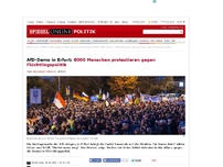 Bild zum Artikel: AfD-Demo in Erfurt: 8000 Menschen protestieren gegen Flüchtlingspolitik