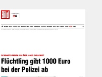 Bild zum Artikel: Ehrliche Finderin - Flüchtling gibt 1000 Euro bei der Polizei ab