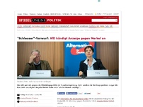 Bild zum Artikel: 'Schleuser'-Vorwurf: AfD kündigt Anzeige gegen Merkel an