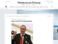 Bild zum Artikel: Dachauer Tafel: Kein Zutritt für Asylbewerber