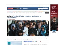 Bild zum Artikel: Umfrage: Fast die Hälfte der Deutschen beteiligt sich an Flüchtlingshilfe