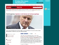 Bild zum Artikel: Flüchtlingskrise: Seehofer droht Merkel mit Verfassungsklage