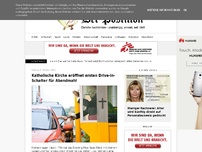 Bild zum Artikel: Katholische Kirche eröffnet ersten Drive-in-Schalter für Abendmahl