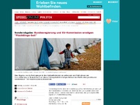 Bild zum Artikel: Sicherung der Grenzen: Bundesregierung und EU-Kommission erwägen 'Flüchtlings-Soli'