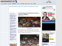 Bild zum Artikel: Grenzübergang Nickelsdorf erstickt in Müll und Fäkalien