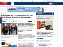 Bild zum Artikel: Zuzug stoppen - Kommt bald ein Flüchtlings-Soli? EU und Berlin führen Geheim-Gespräche über Abgaben
