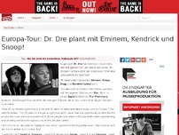 Bild zum Artikel: Europa-Tour: Dr. Dre plant mit Eminem, Kendrick und Snoop!