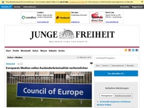 Bild zum Artikel: Europarat: Medien sollen Ausländerkriminalität verheimlichen