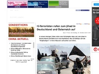 Bild zum Artikel: IS-Terroristen rufen zum Jihad in Deutschland und Österreich auf