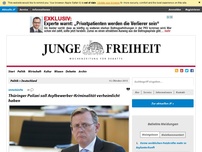Bild zum Artikel: Thüringer Polizei soll Asylbewerber-Kriminalität verheimlicht haben