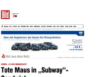 Bild zum Artikel: „Es war bedauerlich“ - Tote Maus in „Subway“-Sandwich