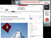 Bild zum Artikel: Ein Warnruf: Die Schweiz ist des Wahnsinns