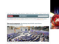 Bild zum Artikel: Überwachungsgesetz: Bundestag beschließt umstrittene Vorratsdatenspeicherung