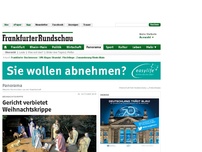 Bild zum Artikel: Weihnachtskrippe - Gericht verbietet Weihnachtskrippe