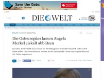 Bild zum Artikel: Flüchtlingsgipfel: Die Osteuropäer lassen Angela Merkel eiskalt abblitzen