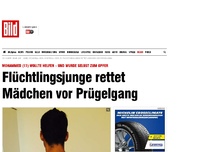 Bild zum Artikel: Tatort Alexanderplatz - Flüchtlingsjunge rettet Mädchen vor Prügelgang
