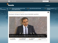 Bild zum Artikel: Kermani: Krieg in Syrien muss beendet werden