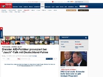 Bild zum Artikel: TV-Kolumne „Günther Jauch“ - Dreister AfD-Politiker provoziert bei 'Jauch'-Talk mit Deutschland-Fahne