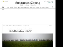 Bild zum Artikel: Philosoph Slavoj Žižek über Asylpolitik: 'Merkel hat zu lange geblufft'
