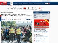 Bild zum Artikel: INSA-Umfrage für FOCUS Online - Jeder zweite Deutsche will Grenzen schließen, um Flüchtlingsstrom zu stoppen