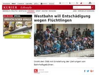 Bild zum Artikel: Westbahn will  Entschädigung wegen Flüchtlingen