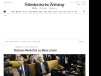 Bild zum Artikel: Marine Le Pen: Madame Merkel ist an allem Schuld