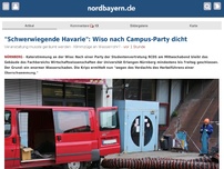 Bild zum Artikel: 'Schwerwiegende Havarie': Wiso nach Campus-Party dicht