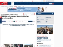 Bild zum Artikel: +++ Flüchtlingskrise im News-Ticker +++ - 700 Flüchtlinge aus Notunterkünften verschwunden