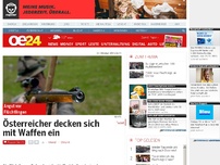 Bild zum Artikel: Österreicher decken sich mit Waffen ein