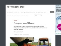 Bild zum Artikel: Europas neue Sklaven