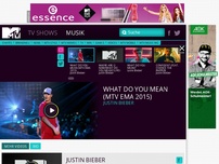 Bild zum Artikel: Justin Bieber - What Do You Mean (MTV EMA 2015) - Artists - MTV