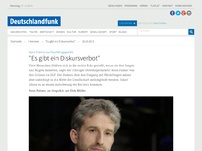 Bild zum Artikel: Deutschlandfunk | Interview | 'Es gibt ein Diskursverbot'