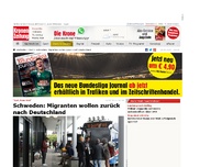 Bild zum Artikel: Schweden: Migranten wollen zurück nach Deutschland