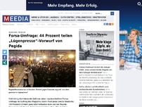 Bild zum Artikel: Forsa-Umfrage: 44 Prozent teilen „Lügenpresse“-Vorwurf von Pegida