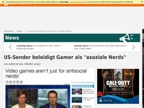 Bild zum Artikel: News: US-Sender beleidigt Gamer als 'asoziale Nerds'
