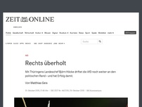 Bild zum Artikel: Rechts überholt