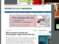 Bild zum Artikel: BKA erwartet Anstieg der Kriminalität wegen Zuwanderung