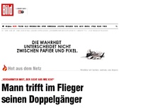 Bild zum Artikel: Krasser Zufall im Flieger - Mann sitzt neben seinem Doppelgänger