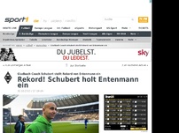 Bild zum Artikel: Gladbachs Schubert jetzt Rekordtrainer