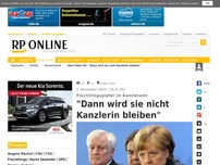 Bild zum Artikel: Flüchtlingsgipfel im Kanzleramt - 'Dann wird sie nicht Kanzlerin bleiben'