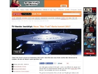 Bild zum Artikel: TV-Sender bestätigt: Neue 'Star Trek'-Serie kommt 2017