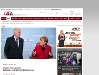 Bild zum Artikel: Attacken offiziell beendet: Seehofer ordnet sich Merkel unter