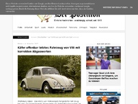 Bild zum Artikel: Käfer offenbar letztes Fahrzeug von VW mit korrekten Abgaswerten