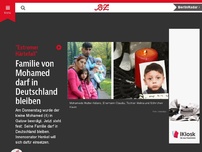 Bild zum Artikel: Familie von Mohamed darf in Deutschland bleiben