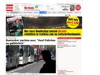 Bild zum Artikel: Buslenker packen aus: 'Asyl-Fahrten zu gefährlich'